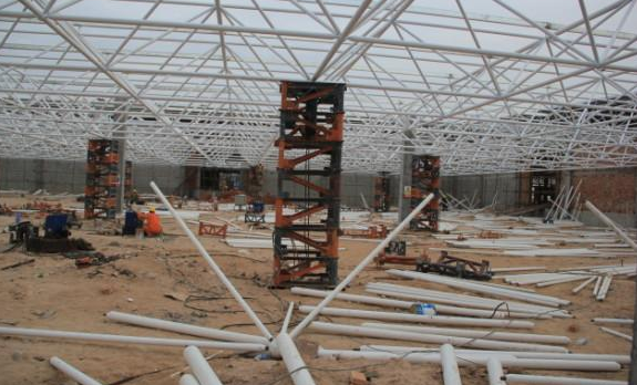 晋江盘点钢结构网架装配的步履和相关关注变乱